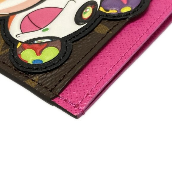 Auth LOUIS VUITTON Porte Cult Sample M13439 Monogram Pink Monogram Panda - Picture 6 of 9